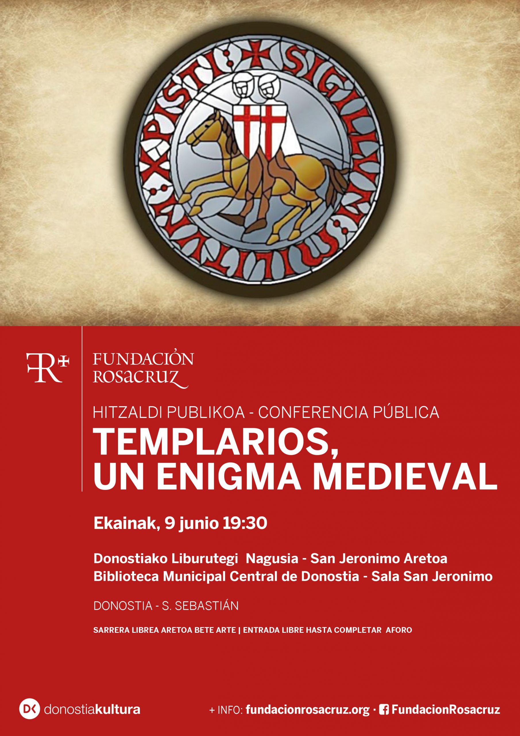 Imagen PDF Entrada - Conferencia Templarios un enigma medieval - junio 2017 - Donostia